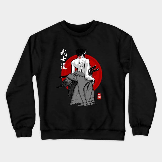 Geisha Crewneck Sweatshirt by Habuza